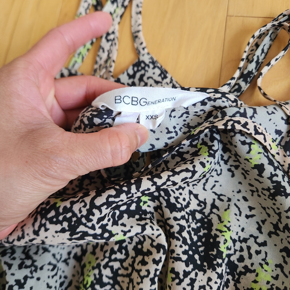 BCBGeneration Multicolor High-Low Racerback Dress - Picture 6 of 6